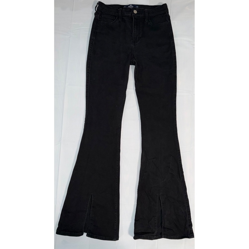 Hollister High Rise Flare soft stretch 5L 27W 33L Black